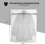 FROGANDO XXL Wäschesäcke 2er Set - 90x110 cm - XXL Wäschenetze