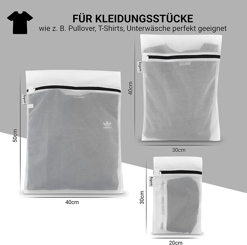 FROGANDO Wäschenetze 8er Set universell - in verschiedenen Größen