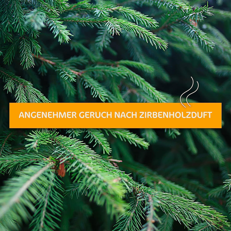 FROGANDO Zirbenkissen 35x35x15 cm aus Österreich - Kopfkissen mit 100% Zirbe Han