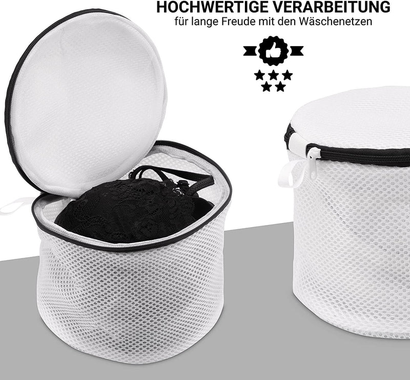 FROGANDO BH Wäschenetz für die Waschmaschine und den Trockner - 3 Stück
